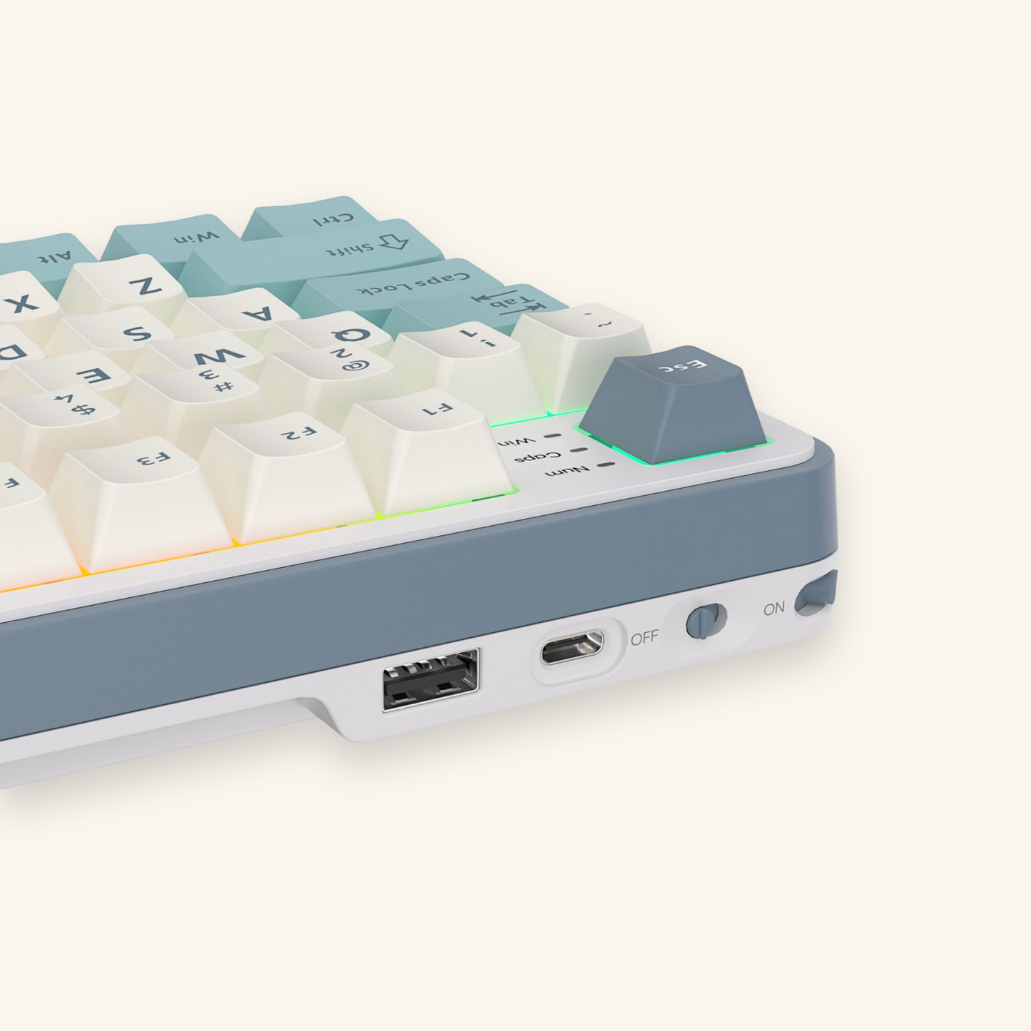 Royal Kludge S98 draadloos mechanisch toetsenbord met TFT-scherm (96%, US-ANSI)