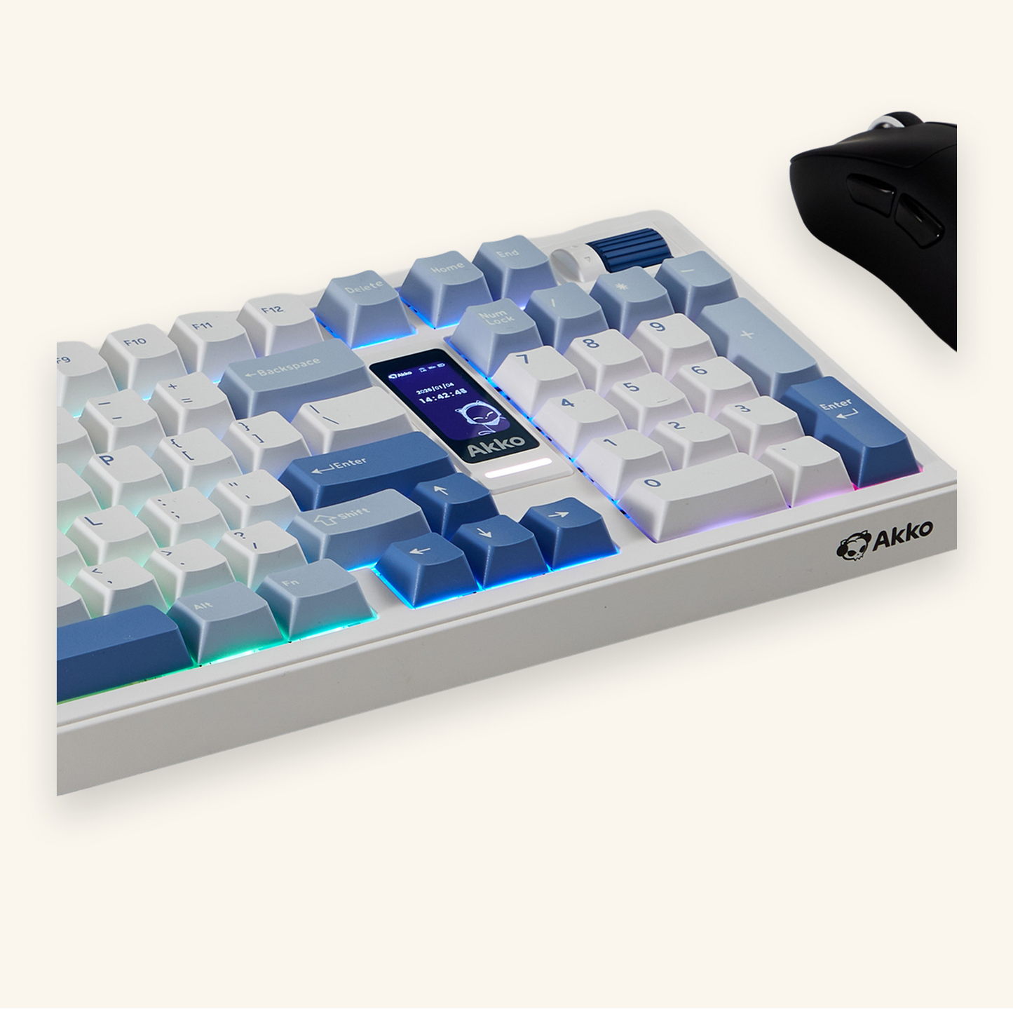 Akko 5098B Glacier met RGB-verlichting en TFT-scherm