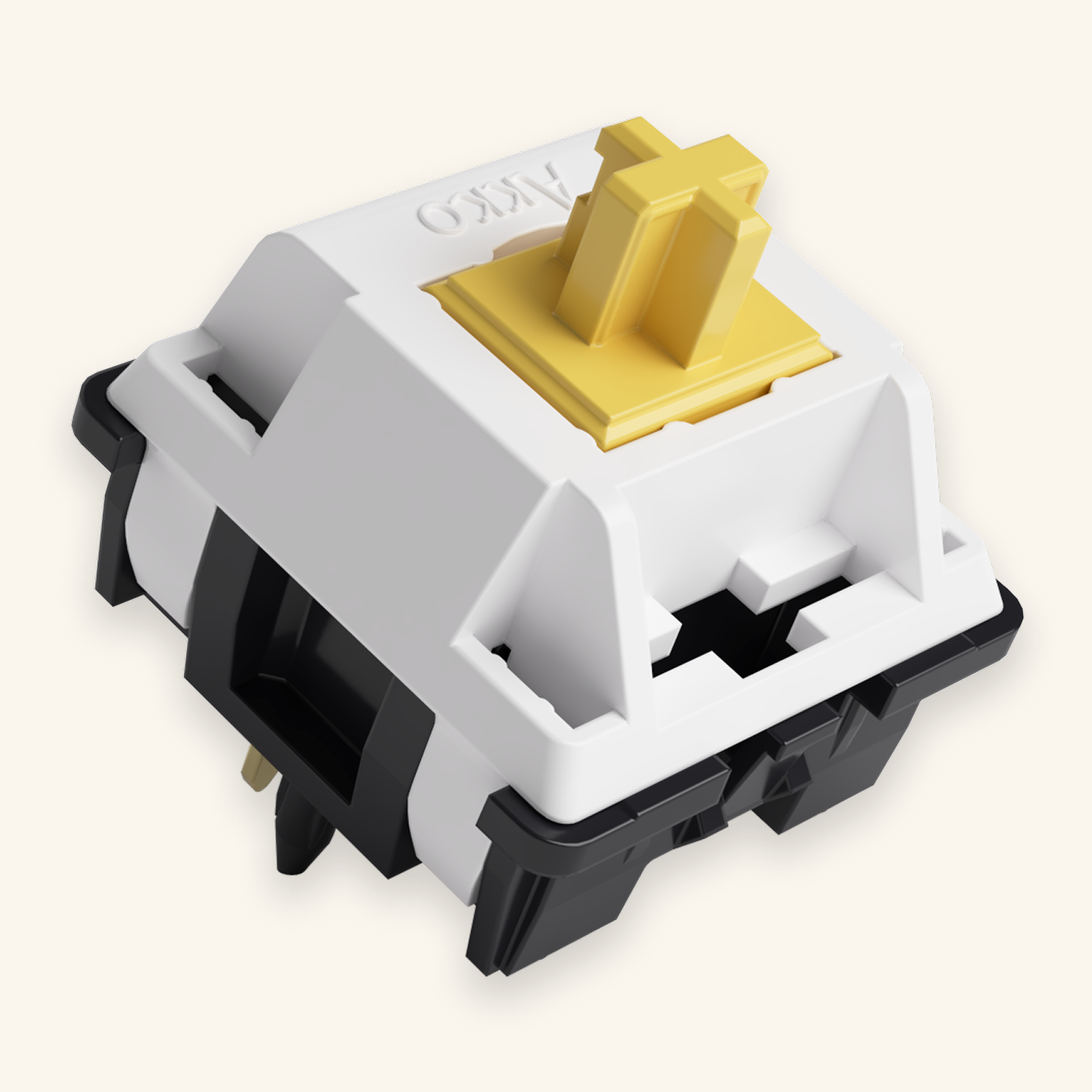 Akko Penguin Silent tactile switch, 3/4-aanzicht