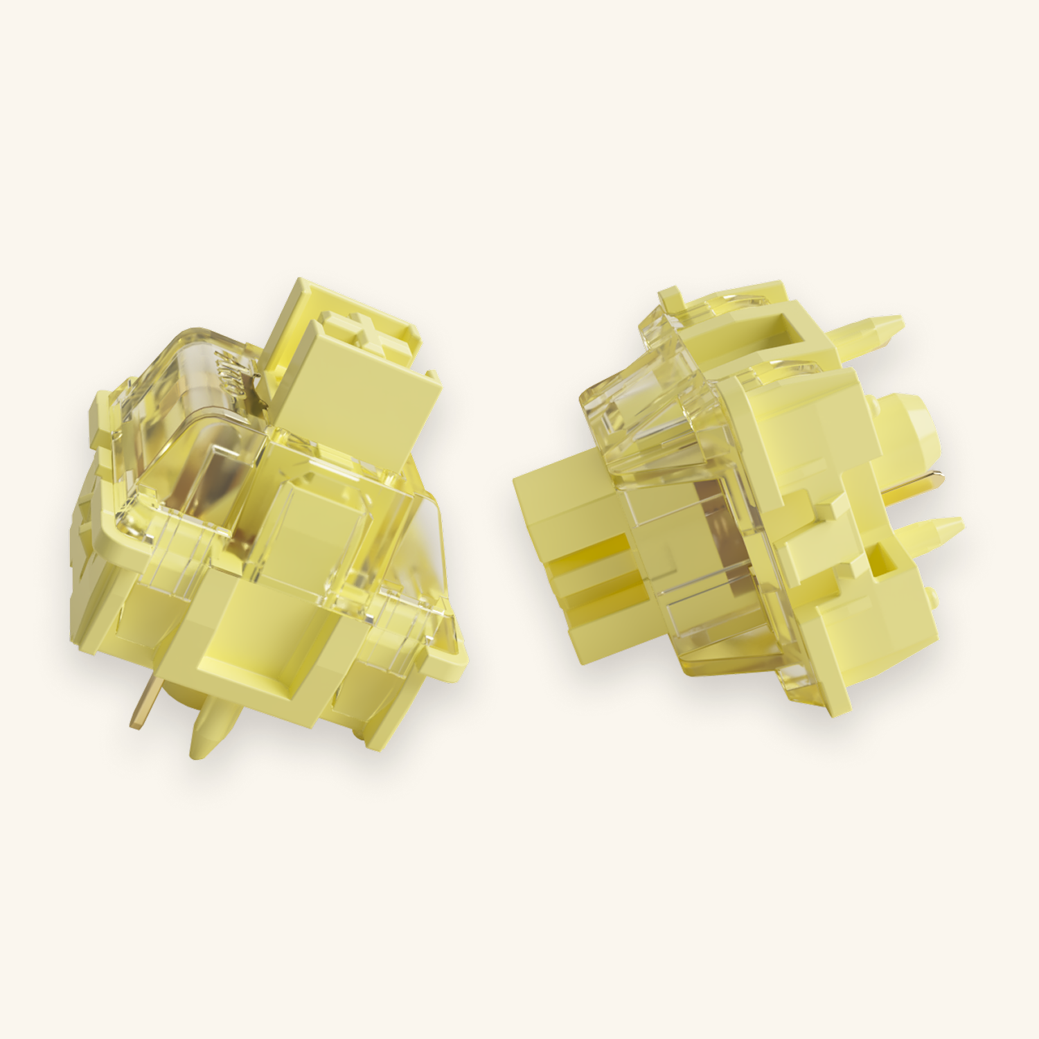 Akko V3 Cream Yellow Pro switch, detail